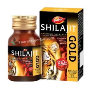 Dabur Shilajit Gold Premium Vitality Ayurvedic Supplement, 10 pcs