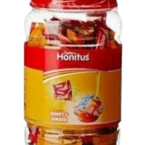Dabur Honitus Cough Drops Ginger Provides Effective Relief From Cough And Sore Throat, Red - 100 Tablets